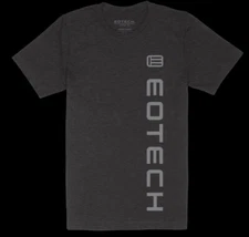 🌟 GENUINE EOTECH VERTICAL LOGO MEN'S BLACK T-SHIRT SIZE XL XXL SKU# EOT-10213