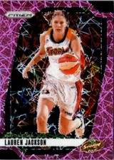 2024 Panini Prizm WNBA #108 Lauren Jackson Pink Velocity Prizm /79 Seattle Storm