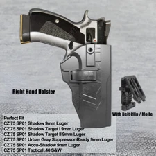 Competition Holster for CZ 75 SP01 Accu-Shadow Target Urban Gray.40 S&W Tactical