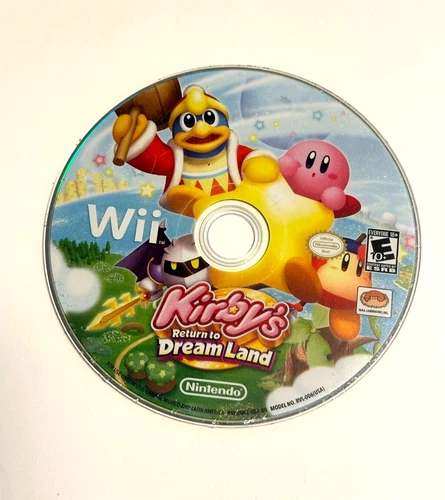 KIRBY'S RETURN TO DREAM LAND - NINTENDO WII DISC Only Defective Read Description