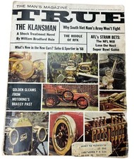 TRUE Magazine October 1967 William Bradford Huie Klansman 1968 Cars Hank Stram