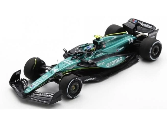 1:43 Spark Model Aston Martin Fernando Alonso GP F1 Arabia Saudita 2024 Formula1 - Immagine 4 di 4