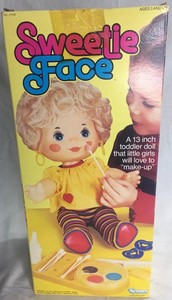 Vtg-Kenner-13-034-Sweetie-Face-Doll-New-In-Original-Box-Make-Up