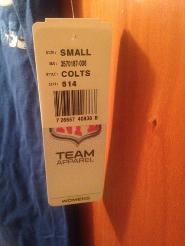 NFL Team Apparel Damen Indianapolis Colts SMALL blau T-Shirt - Bild 4 von 9