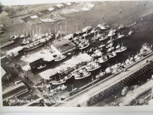 WASHINGTON RPPC WA. FLOTA PESQUERA SEATTLE. POSTAL FOTOGRÁFICA REAL P-928 #473 - Imagen 2 de 4