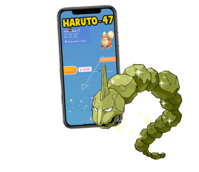 shiny onix pokemon card Pokemon Shiny Onix Trade 1M or Registered