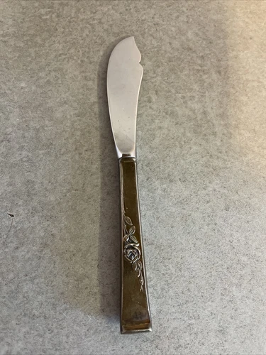 Reed & Barton Sterling Silver Classic Rose Master Butter Server XP-8