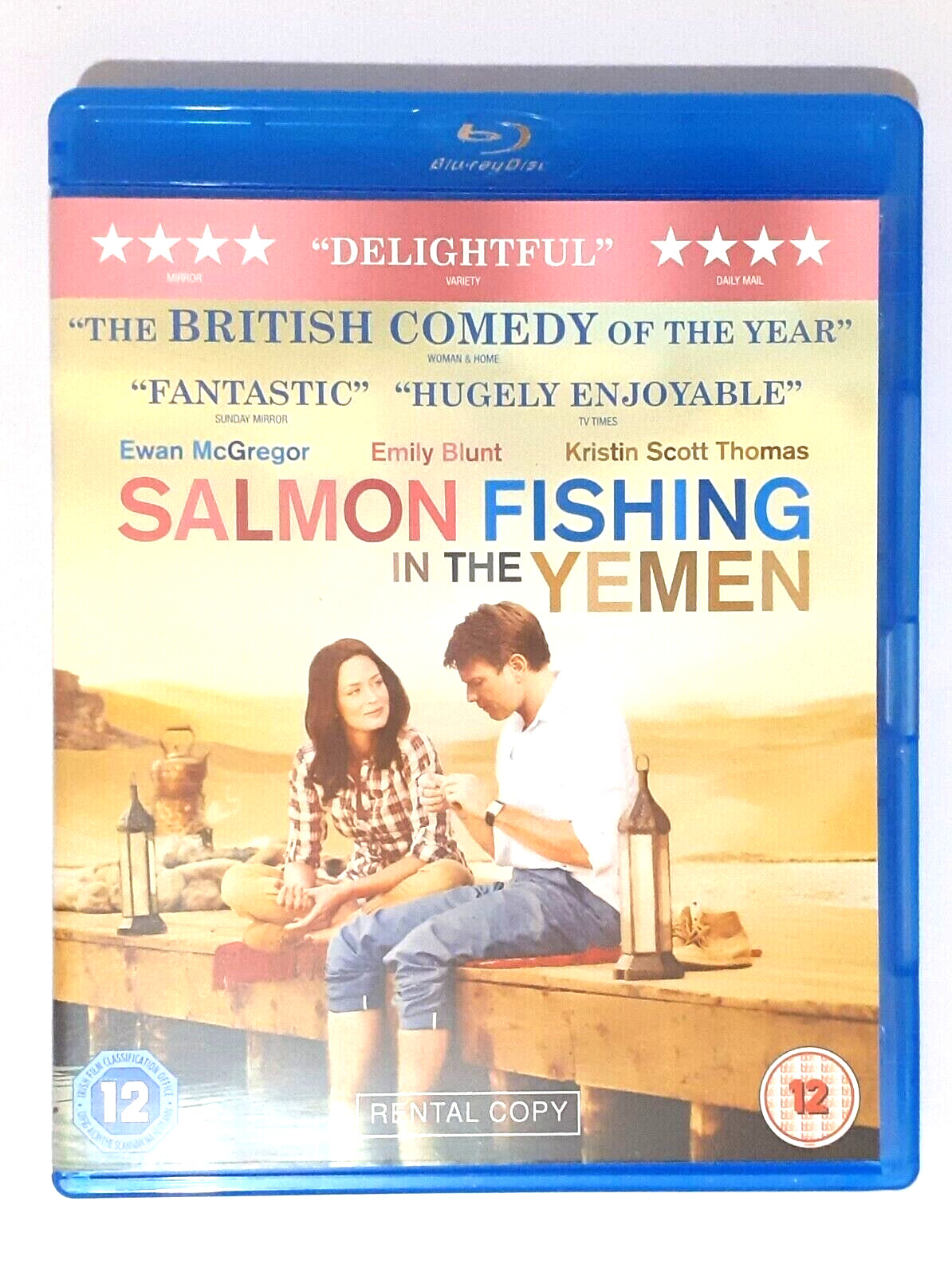 Salmon Fishing in the Yemen BLU RAY Starring Ewan Mcgregor Rental Version
