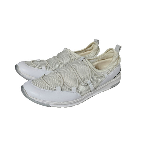 Foot Petals Bree Bungee Sneakers White Slip On Women's Size 10 Slip On