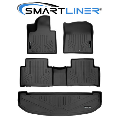 SMARTLINER Floor Mats Cargo Liner Set TPE 2021-2025 Kia Sorento (Behind 3rd Row)