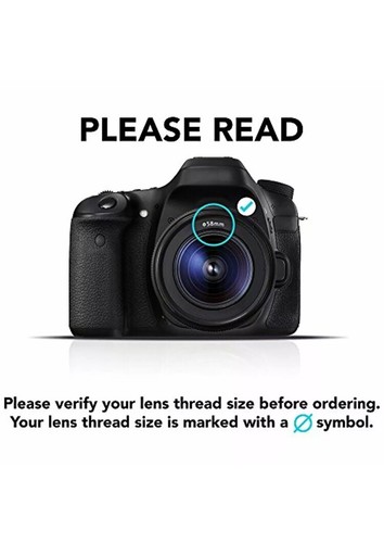 Zeikos 62mm Deluxe Reversible w/ 3 Stages Collapsible Rubber Lens Hood - Picture 4 of 6