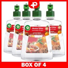 Air Wick Aerosol-Free Automatic Air Freshener Refills Mulled Wine Pack of 4
