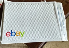 eBay Branded Shipping Supplies Padded Airjacket Bubble Envelopes 6.5" x 9.25"