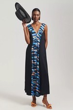 New Anthropologie Maeve V-Neck Maxi Dress Size US 2