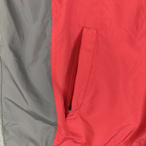 Giacca a vento Ping Golf uomo grande rosso grigio manica corta 1/4 tasche zip - Foto 10 di 18