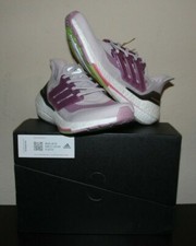 Image of ADIDAS WOMEN'S ULTRABOOST 21 ICE PURPLE/CLOUD WHITE/ROSE TONE S23831 Sz 6 NIB