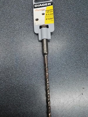 SDS-PLUS BOHRER D.6mm BOHRER L100/160mm DIAGER DRILL WAND BETON STEIN MARMOR
