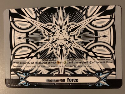 Cardfight Vanguard Imaginary Gift Force 2 Marker V Bt07 Version V Gm2 0037en Ebay