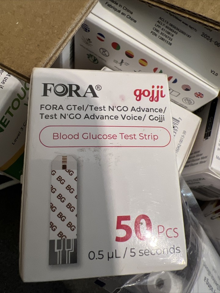 500 Fora diabetes testing strips for Gojji meter, exp 2024 eBay
