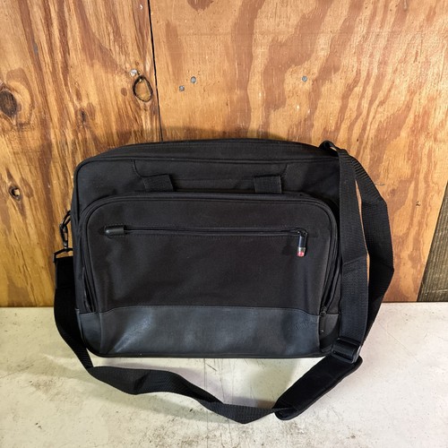 Used Lenovo ThinkPad 17” Large Laptop Black Nylon Carrying Case Bag W Strap