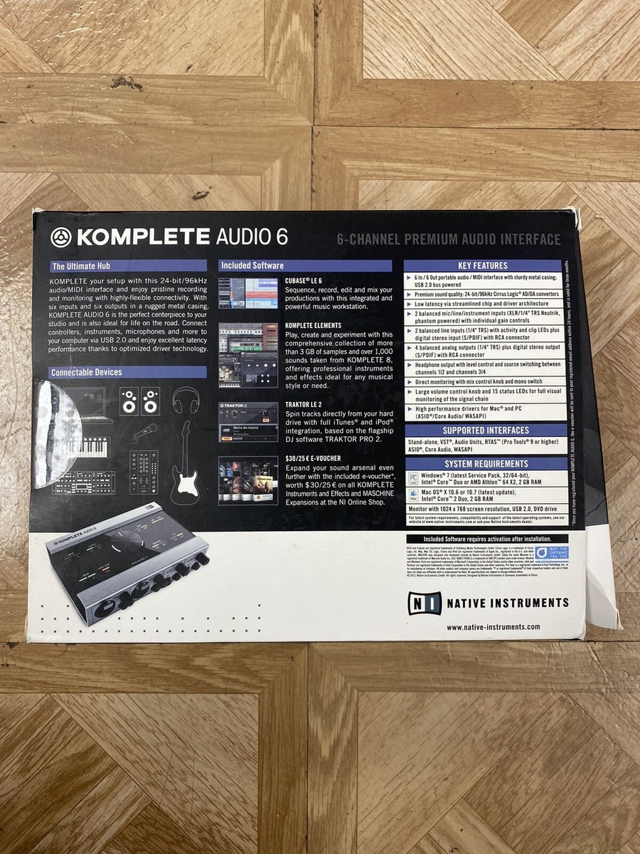 Native Instruments KOMPLETE AUDIO 6 Digital Recording Interface