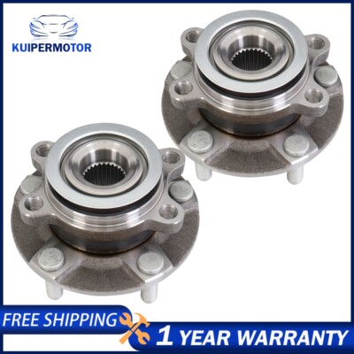 Pair Front Wheel Hub Bearings For Nissan Rogue Sentra Rogue Select New