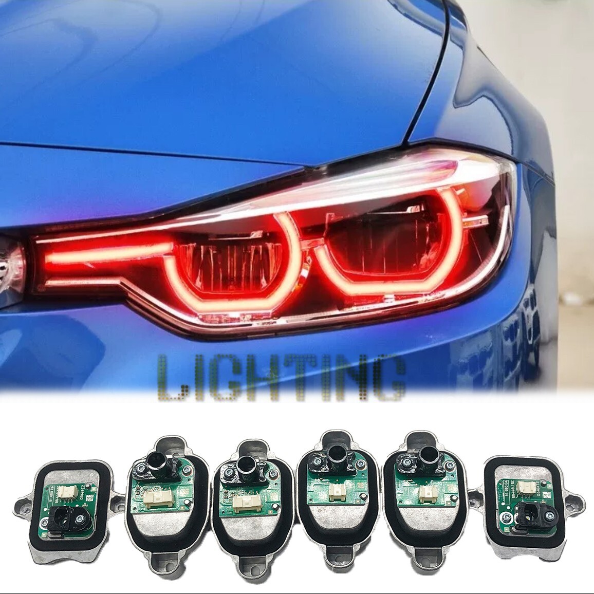 CSL Red Daylight module For 2017 BMW F30 F31 LCI LED Headlights