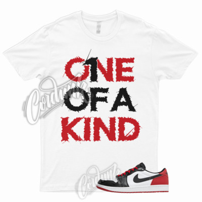 1OAK T Shirt to Match 1 Low OG Black Toe White Varsity Red University Dunk Low