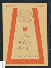 111305) Railway Post Oval Stamp Berlin-Munich Train 00800 a, PS 1991