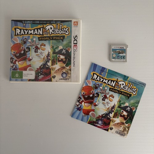 Rayman And Rabbids Family Pack - 3DS | Nintendo 3DS | PAL | Complete & Tested ✅