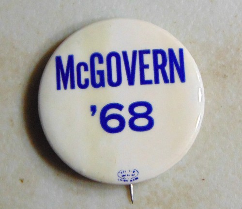George McGovern 1968 campaign pin button political
