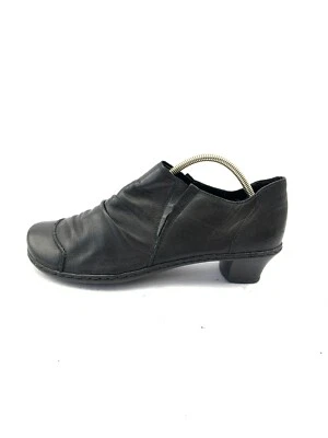 RIEKER DAMEN HALBSTIEFEL STIEFELETTEN BOOTS Gr:38 Uk:5 SCHWARZ  - Bild 1 von 4