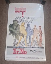 James Bond 007 Dr. No Movie Poster (1962/ 1993) Sean Connery 25x39”