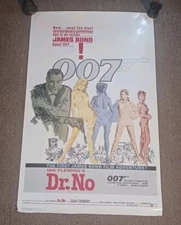 James Bond 007 Dr. No Movie Poster (1962/ 1993) Sean Connery 25x39”