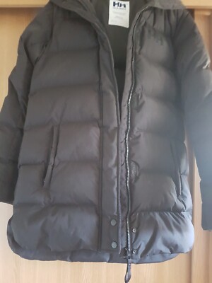 HELLY HANSEN Jungen Jr Winterjacke/Anorak Gr. 164/14, Neuwertig, Schwarz