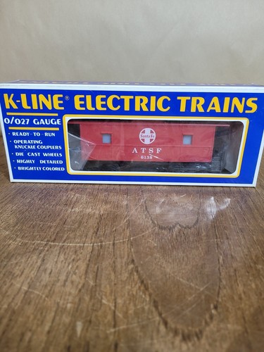 K Line Electric Trains O Gauge Lighted Caboose SF K6138 - Picture 9 of 12