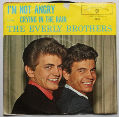 THE EVERLY BROTHERS CRYING IN THE RAIN 45 7'' JUKEBOX RECORD + PICTURE SLEEVE
