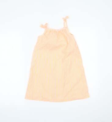 Muskat Mädchen orange Polyestermischung Etuikleid Größe 7-8 Jahre