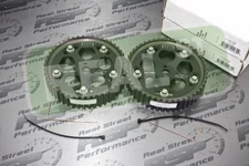 AEM x2 Tru-Time Cam Gear Mitsubishi Lancer Evo 8 VIII 4G63T SET PAIR 23-831BK*2