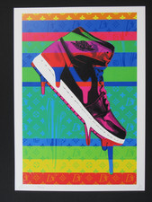 Death NYC 13x18 Pop Art Limited Edition Signed Numbered Nike Air Louis Vitton