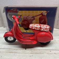 Coca Cola Miniature Pedal Scooter Limited Edition Metal Die Cast