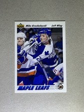 Mike Krushelnyski 1991-92 Upper Deck #320 Toronto Maple Leafs