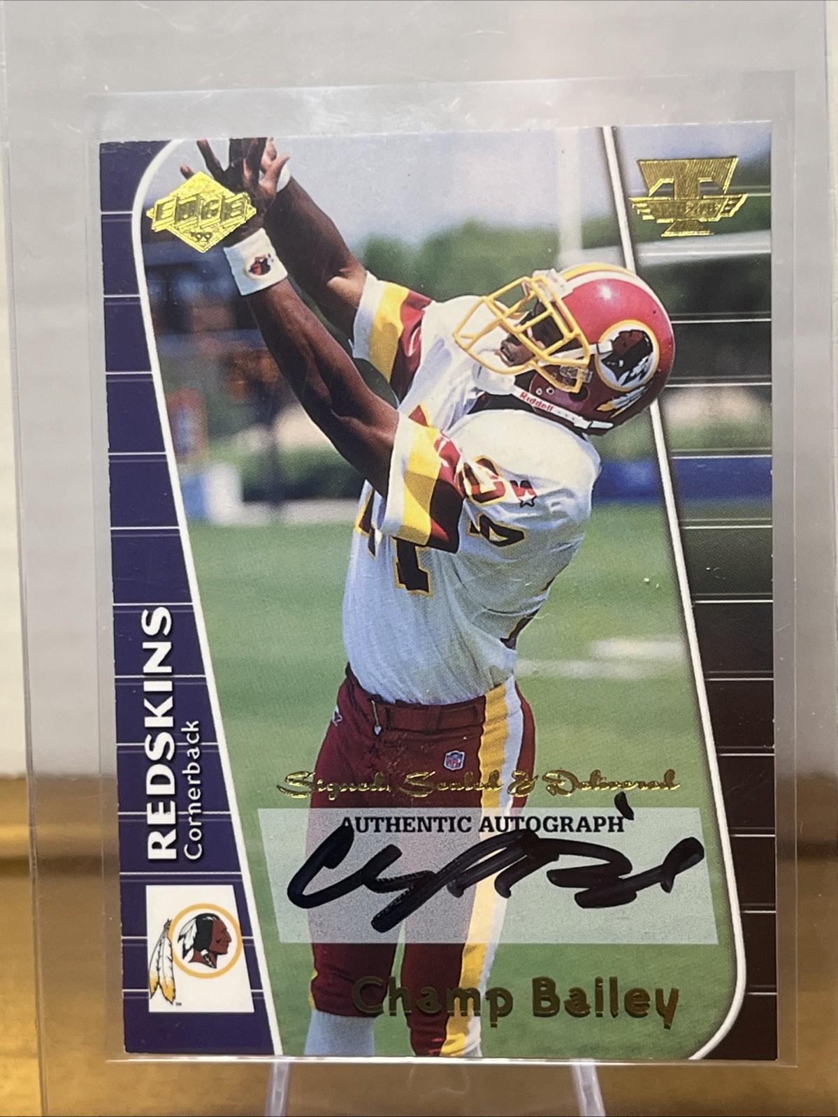 Champ Bailey Collector's Edge Triumph Signed, Sealed, Delivered #CBA Base