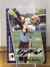 1999 Triumph Signed Sealed &amp; Delivered Champ Bailey #CBA Rookie Auto RC HOF!