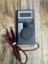 Beckman Industrial DM78 Pocket Multimeter , ac-dc 250v Max/New Battery Installed