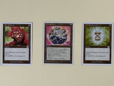 MTG Mana Rock Bundle Fellwar Stone Fire Marble Diamond Vintage LP
