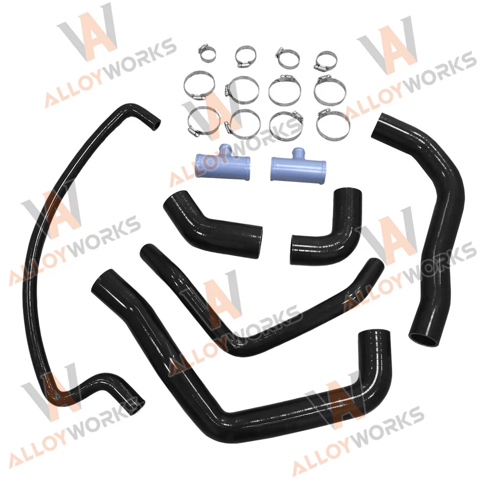 Kit de manguera de refrigerante de silicona para 01-05 Chevy Silverado GMC Sierra 2500 HD 3500 6,6 L Foto 3 de 4