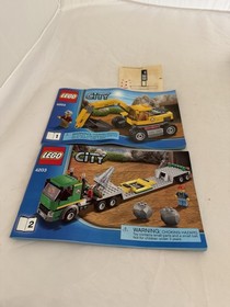 LEGO City 4203 Excavator Transport Building Toy 305 pcs 