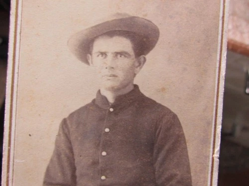 Civil War 53rd Ohio Infantry died from war wound signed cdv photograph