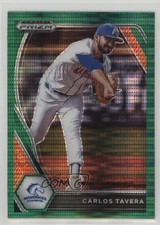2021 Panini Prizm Draft Picks Green Pulsar Prizm Carlos Tavera #PDP137 qf6